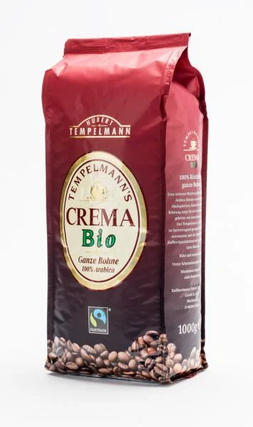Hubert Tempelmann Crema Bio Ganze Bohne 1 Hubert Tempelmann Crema Bio Ganze Bohne