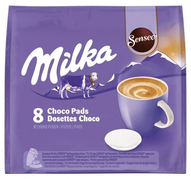 Senseo Pads Milka, 8 Kakao Pads 1 Senseo Pads Milka, 8 Kakao Pads