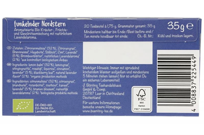 Bünting Tee Funkelnder Nordstern 4 Bünting Tee Funkelnder Nordstern – Bild 4