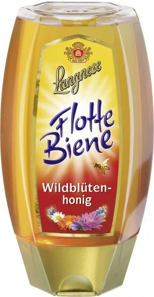 Langnese Flotte Biene Wildblütenhonig 1 Langnese Flotte Biene Wildblütenhonig