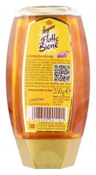 Langnese Flotte Biene Wildblütenhonig 2 Langnese Flotte Biene Wildblütenhonig – Bild 2