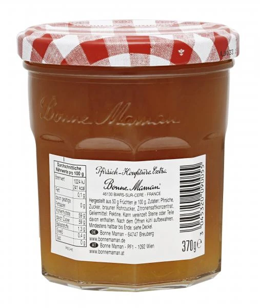 Bonne Maman Pfirsich-Konfitüre 2 Bonne Maman Pfirsich-Konfitüre – Bild 2