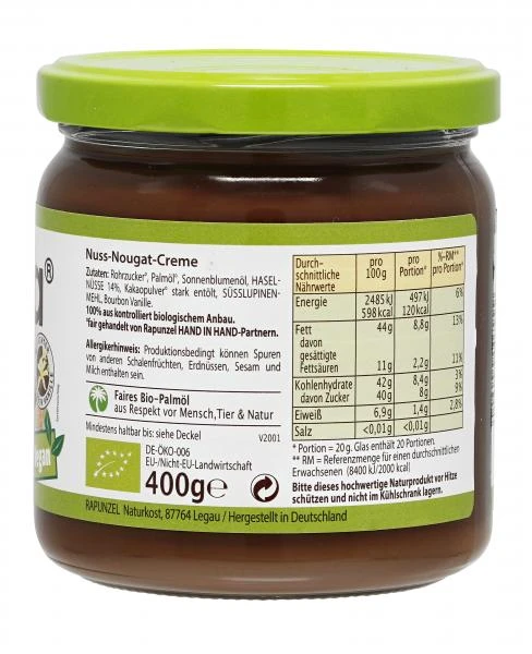 Bionella Nuss-Nougat Creme 2 Bionella Nuss-Nougat Creme – Bild 2