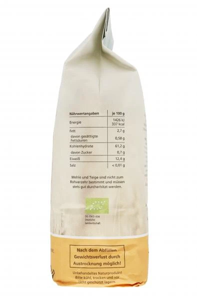 Mühle Erks Bioland Vollkorn Dinkelmehl 2 Mühle Erks Bioland Vollkorn Dinkelmehl – Bild 2