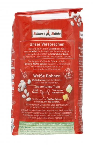Müller's Mühle Weiße Bohnen 3 Müller's Mühle Weiße Bohnen – Bild 3