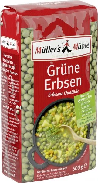 Müller's Mühle Grüne Erbsen 1 Müller's Mühle Grüne Erbsen