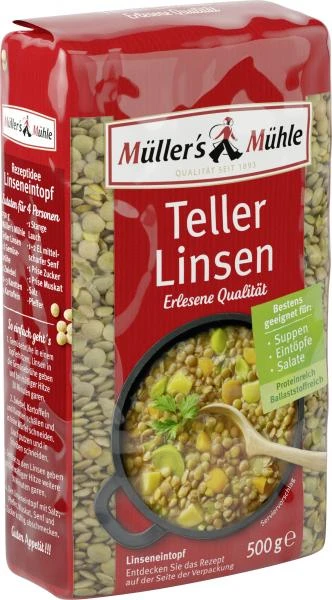 Müller's Mühle Teller-Linsen 1 Müller's Mühle Teller-Linsen