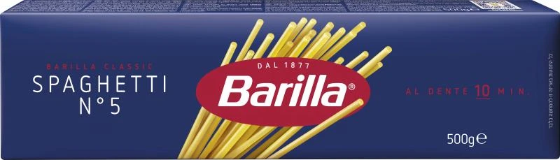 Barilla Pasta Nudeln Spaghetti No. 5 1 Barilla Pasta Nudeln Spaghetti No. 5