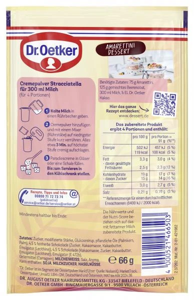 Dr. Oetker Paradies Creme Stracciatella 2 Dr. Oetker Paradies Creme Stracciatella – Bild 2