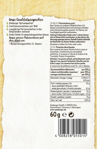 Seeberger Grüne Pistazienkerne 2 Seeberger Grüne Pistazienkerne – Bild 2