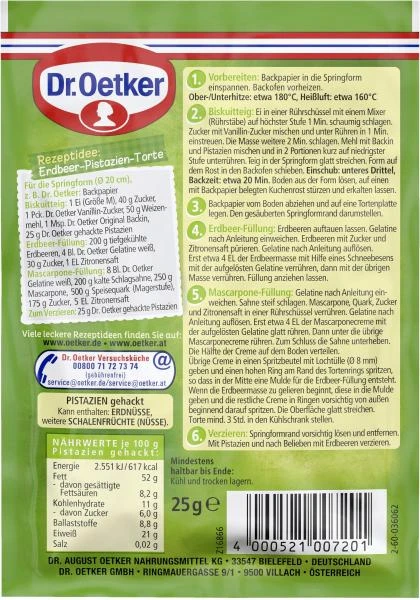 Dr. Oetker Pistazien Gehackt 2 Dr. Oetker Pistazien Gehackt – Bild 2