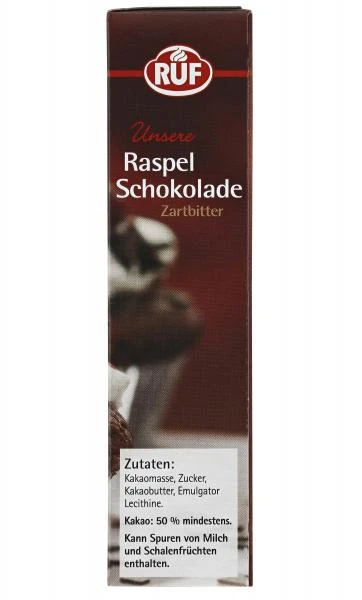 Ruf Raspel Schokolade Zartbitter 2 Ruf Raspel Schokolade Zartbitter – Bild 2