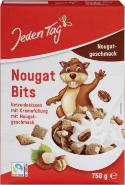 Jeden Tag Nougat-Bits