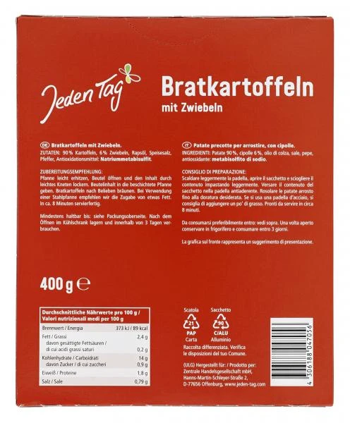 Jeden Tag Bratkartoffeln Mit Zwiebeln 2 Jeden Tag Bratkartoffeln Mit Zwiebeln – Bild 2