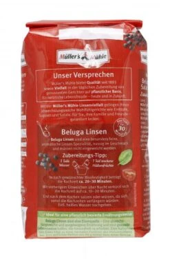 Müller's Mühle Beluga Linsen 6 Müller's Mühle Beluga Linsen -Lebensmittel Verkäufe 4502112326 4000286231873 03