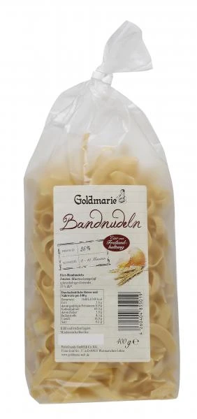 Goldmarie Bandnudeln 1 Goldmarie Bandnudeln