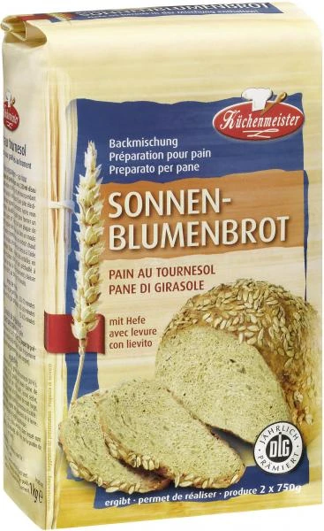 Küchenmeister Backmischung Sonnenblumenbrot 1 Küchenmeister Backmischung Sonnenblumenbrot