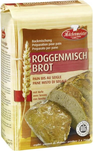 Küchenmeister Backmischung Roggenmischbrot 1 Küchenmeister Backmischung Roggenmischbrot