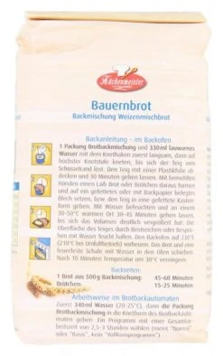 Küchenmeister Backmischung Bauernbrot 6 Küchenmeister Backmischung Bauernbrot -Lebensmittel Verkäufe 4502113464 4006363101404 03.jpg