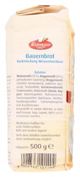 Küchenmeister Backmischung Bauernbrot 4 Küchenmeister Backmischung Bauernbrot – Bild 4