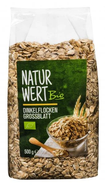 NaturWert Bio Dinkelflocken Großblatt 1 NaturWert Bio Dinkelflocken Großblatt