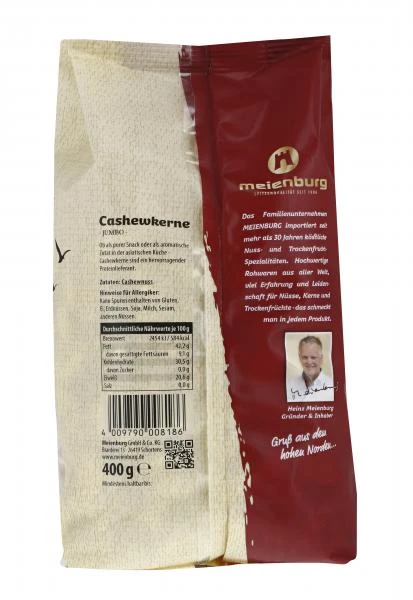 Meienburg Cashewkerne 2 Meienburg Cashewkerne – Bild 2