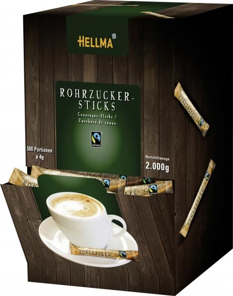 Hellma Rohrzucker-Sticks 1 Hellma Rohrzucker-Sticks