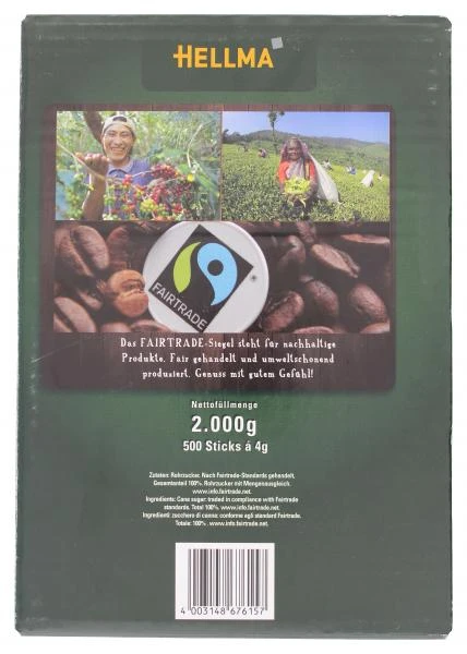 Hellma Rohrzucker-Sticks 3 Hellma Rohrzucker-Sticks – Bild 3