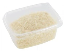 Parmigiano Reggiano 32% -Lebensmittel Verkäufe 4503030354 2000422673484 gerieben 02.jpg