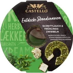 Castello Schnittlauch Mit Frühlingszwiebeln, Frischkäsering