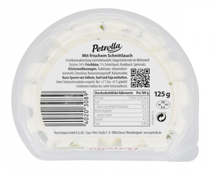 Petrella Mit Schnittlauch 2 Petrella Mit Schnittlauch – Bild 2