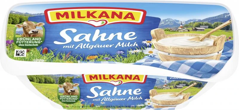 Milkana Schmelzkäse Sahne 1 Milkana Schmelzkäse Sahne
