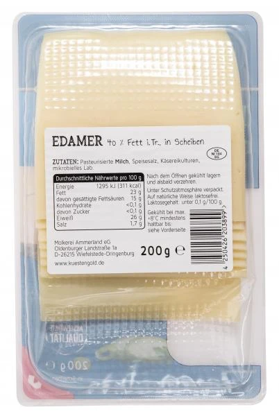 Küstengold Edamer Fein-zart 2 Küstengold Edamer Fein-zart – Bild 2