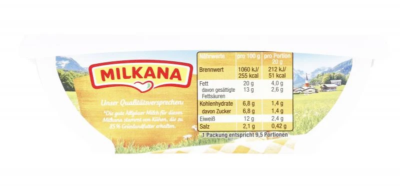 Milkana Schmelzkäse Mit Emmentaler 3 Milkana Schmelzkäse Mit Emmentaler – Bild 3