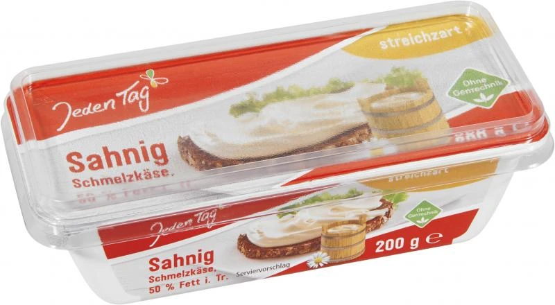 Jeden Tag Schmelzkäse Sahne 1 Jeden Tag Schmelzkäse Sahne