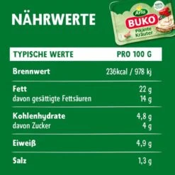 Arla Buko Pikante Kräuter 13 Arla Buko Pikante Kräuter -Lebensmittel Verkäufe 4503040353 5711953103810 07