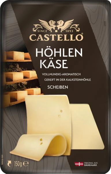 Castello Höhlenkäse Classic Scheibenkäse 1 Castello Höhlenkäse Classic Scheibenkäse