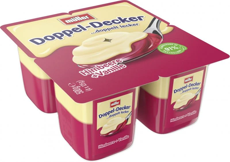 Mueller Müller Doppel-Decker Himbeere + Vanille 1 Mueller Müller Doppel-Decker Himbeere + Vanille