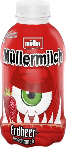 Mueller Müller Müllermilch Erdbeer-Geschmack 1 Mueller Müller Müllermilch Erdbeer-Geschmack