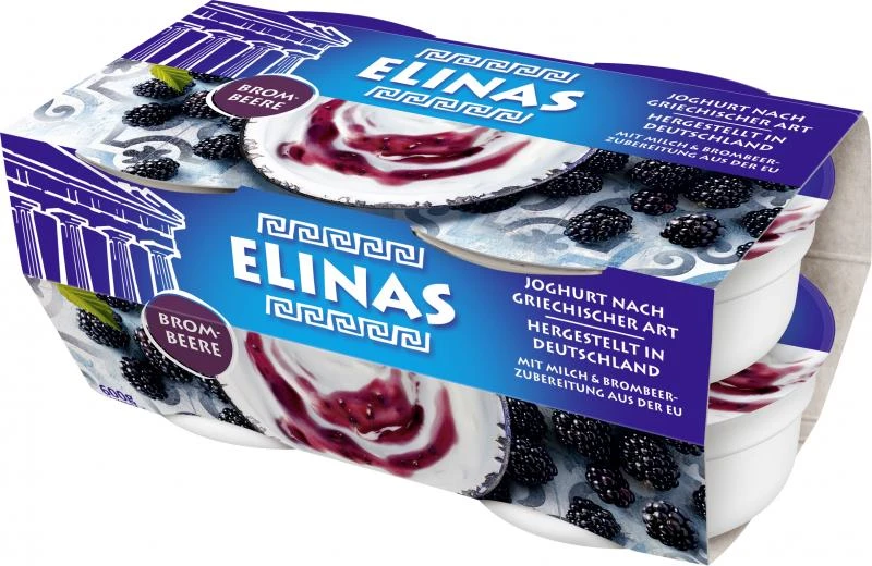Elinas Joghurt Nach Griechischer Art Brombeere 1 Elinas Joghurt Nach Griechischer Art Brombeere