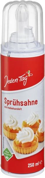Jeden Tag Sprühsahne 30%