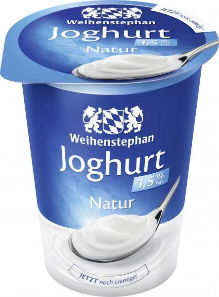 Weihenstephan Joghurt 1,5% 1 Weihenstephan Joghurt 1,5%