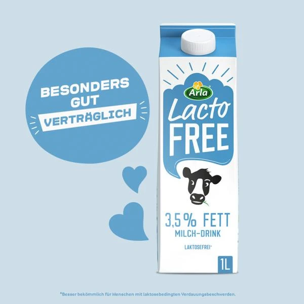 Arla Lacto Free Laktosefreie Milch 3,5% 2 Arla Lacto Free Laktosefreie Milch 3,5% – Bild 2