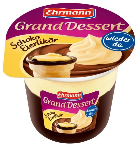 Ehrmann Grand Dessert Schoko Eierlikör 1 Ehrmann Grand Dessert Schoko Eierlikör