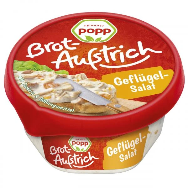 Popp Brotaufstrich Geflügelsalat 1 Popp Brotaufstrich Geflügelsalat