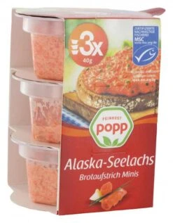 Popp Brotaufstrich Alaska-Seelachs Minis