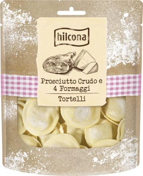 Hilcona Tortelli Prosciutto Crudo E 4 Fromaggi 1 Hilcona Tortelli Prosciutto Crudo E 4 Fromaggi