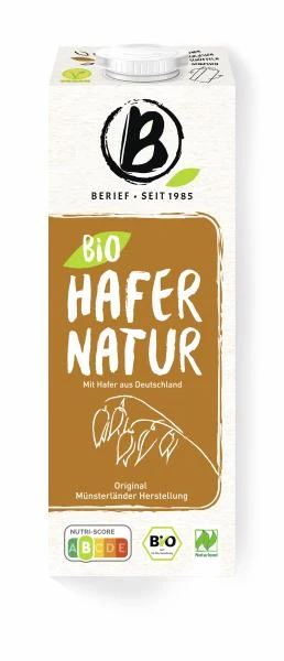 Berief Bio Hafer Drink Natur 1 Berief Bio Hafer Drink Natur