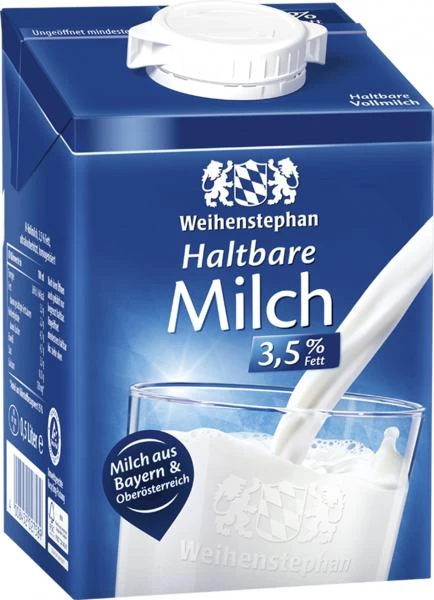 Weihenstephan Haltbare Milch 3,5% 1 Weihenstephan Haltbare Milch 3,5%