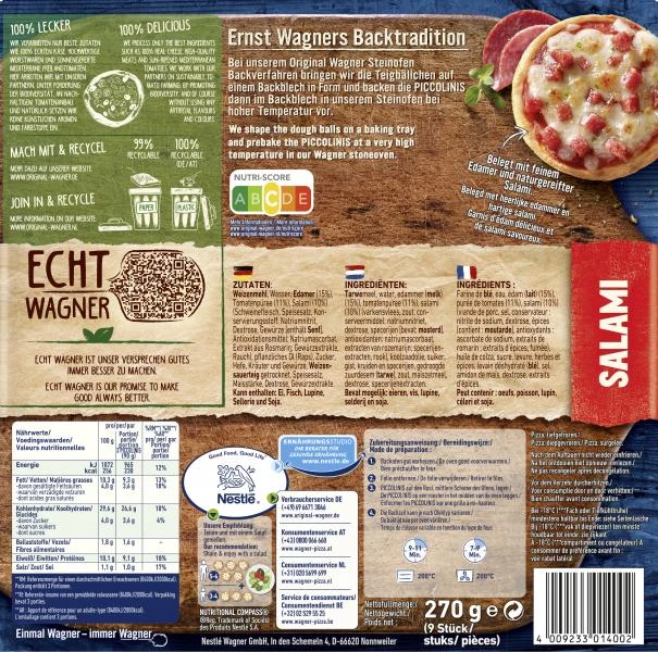 Original Wagner Piccolinis Salami 2 Original Wagner Piccolinis Salami – Bild 2